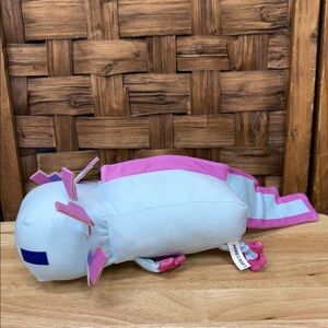Cute Blue and Pink Minecraft Axolot Plush Toy